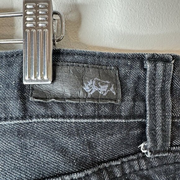 Ecko Unltd Jeans Mens 38x30 Black Straight Fit Denim Normcore Y2K Loose Fit USA - Picture 7 of 11